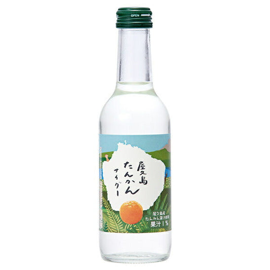 友桝飲料 タンカンサイダー 245ml瓶×24本入【日本出荷】