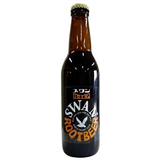 Tomomasu Drinks Swan Root Beer, 315ml Bottles x 24 [Ships from Japan] 