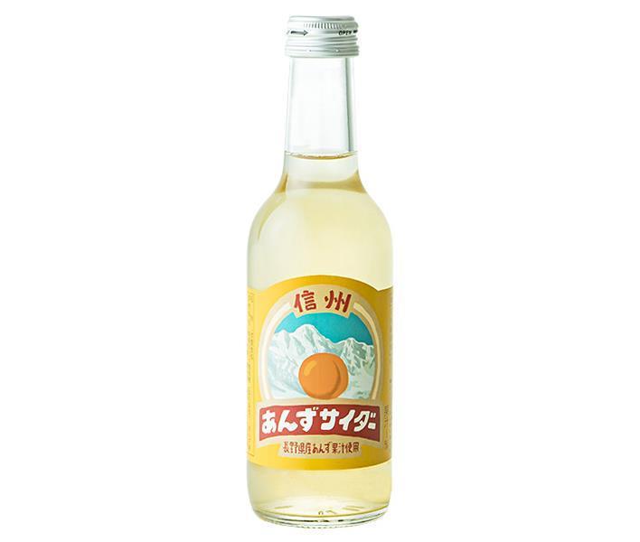 Tomomasu Beverages Shinshu Apricot Cider, 245ml Bottles x 24 [Ships from Japan] 
