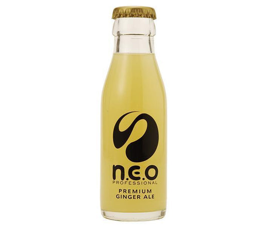 友桝飲料 n.e.o(ネオ)プレミアムジンジャーエール 95ml瓶×24本入【日本出荷】