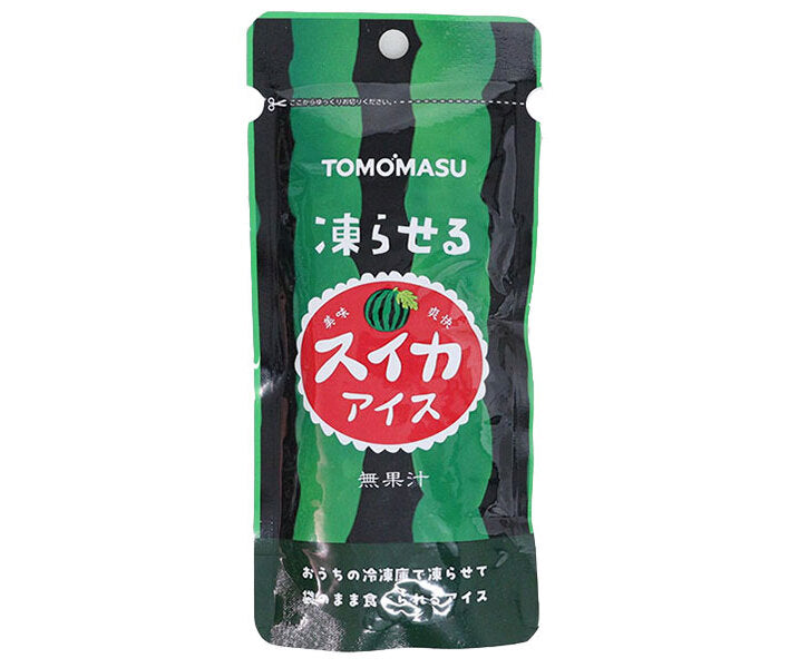 Tomomasu Drinks Watermelon Ice Cream, 80g Pouch x 36 (12 x 3) [Ships from Japan] 