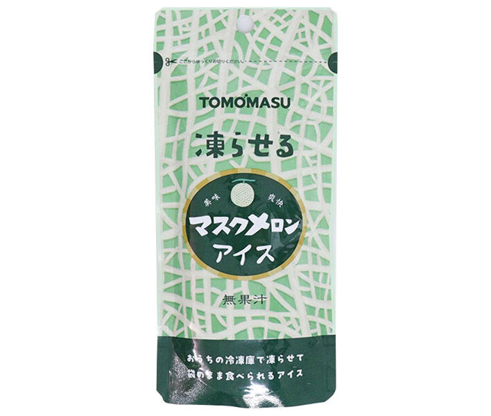 Tomomasu Drinks Muskmelon Ice Cream, 80g Pouch x 36 (12 x 3) [Ships from Japan] 