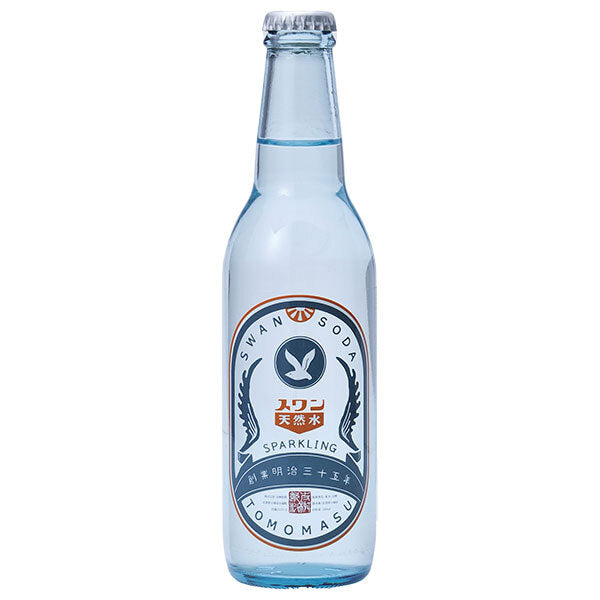 Tomomasu Drinks Swan (Sugar-Free Carbonated Drink) 330ml Bottles x 24 [Ships from Japan] 