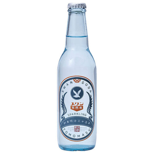Tomomasu Drinks Swan (Sugar-Free Carbonated Drink) 330ml Bottles x 24 [Ships from Japan] 