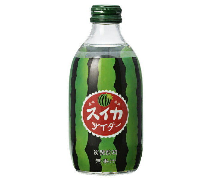 友桝飲料 スイカサイダー 300ml瓶×24本入【日本出荷】