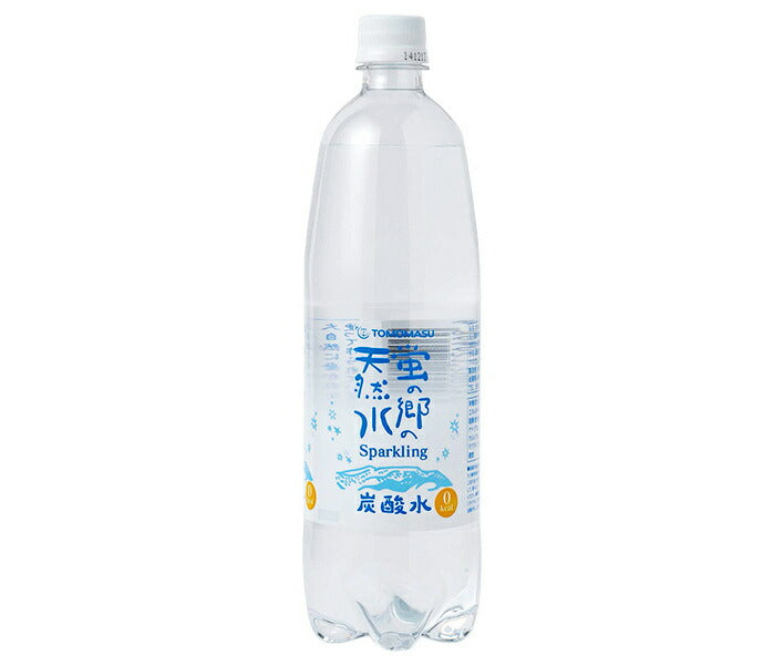 友桝飲料 蛍の郷の天然水スパークリング 1Lペットボトル×15本入【日本出荷】
