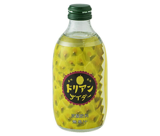 Tomomasu Drinks Durian Cider, 300ml Bottle x 24 Bottles [Ships from Japan] 