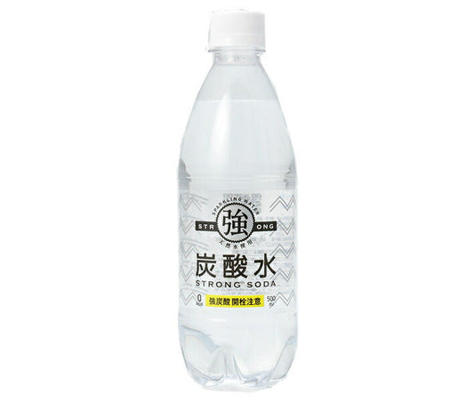 友桝飲料 強炭酸水 500mlペットボトル×24本入【日本出荷】