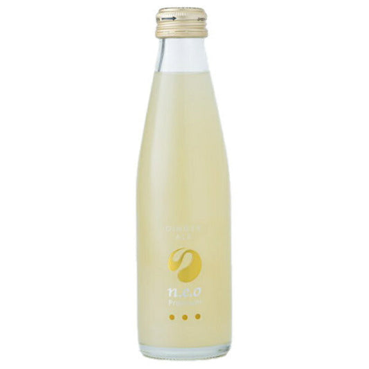 友桝飲料 n.e.o(ネオ)プレミアムジンジャーエール 200ml瓶×24本入【日本出荷】