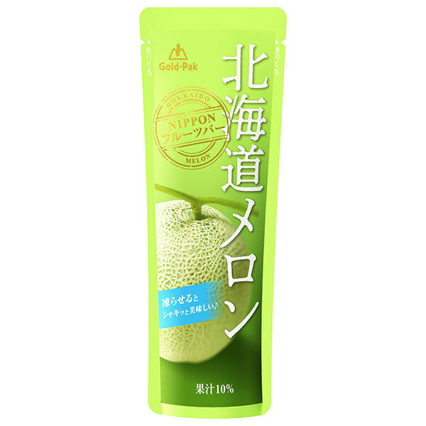 ゴールドパック 北海道 メロン 80gパウチ×20本入【日本出荷】