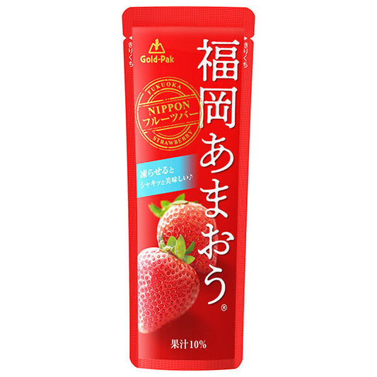 ゴールドパック 福岡 あまおう 80gパウチ×20本入【日本出荷】
