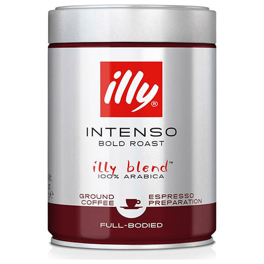 Key Coffee Illy Blend Espresso Powder, Dark Roast (Intenso), 250g x 6 bags [Ships from Japan] 