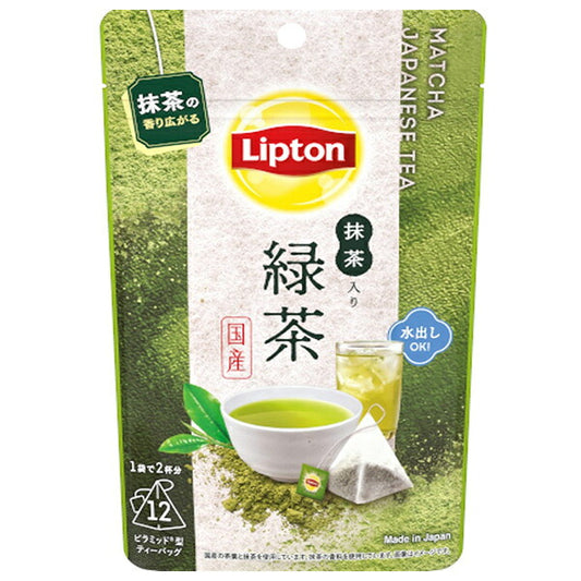 Key Coffee Lipton Matcha Green Tea Tea Bags, 12 Bags x 6 Packs [Ships from Japan]