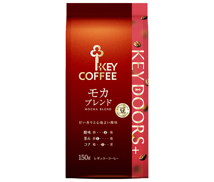 Key Coffee LP KEY DOORS+ Mocha Blend (Beans) 150g x 6 bags [Ships from Japan] 