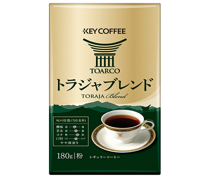 Key Coffee VP (Vacuum Packed) Toraja Blend (Ground) 180g x 6 Bags [Ships from Japan] 
