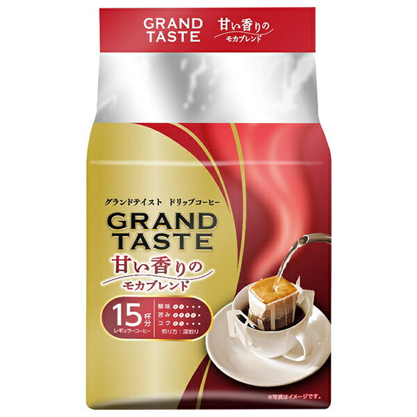 Key Coffee Drip Bag Grand Taste Sweet Scented Mocha Blend (6g x 15P) x 6 Bags [Shipped in Japan]