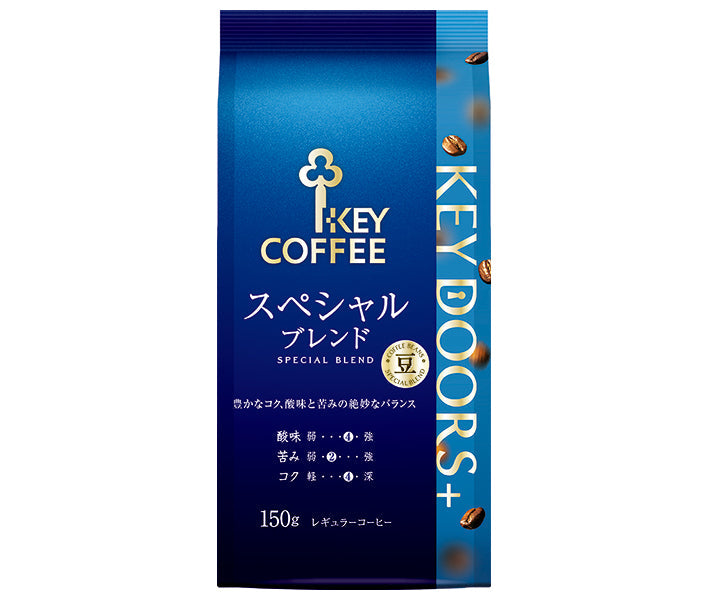キーコーヒー LP KEY DOORS+ スペシャルブレンド(豆) 150g×6袋入【日本出荷】