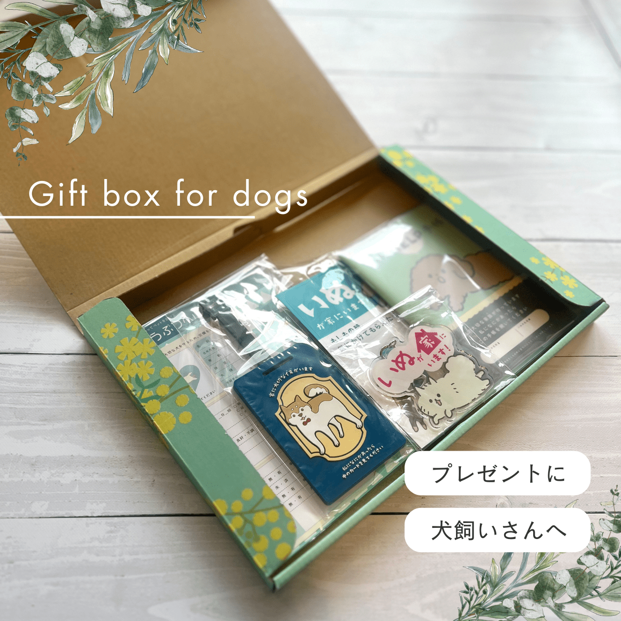 Peace of mind box for living with your dog | Recommended as a gift! A preparation set for your precious dog