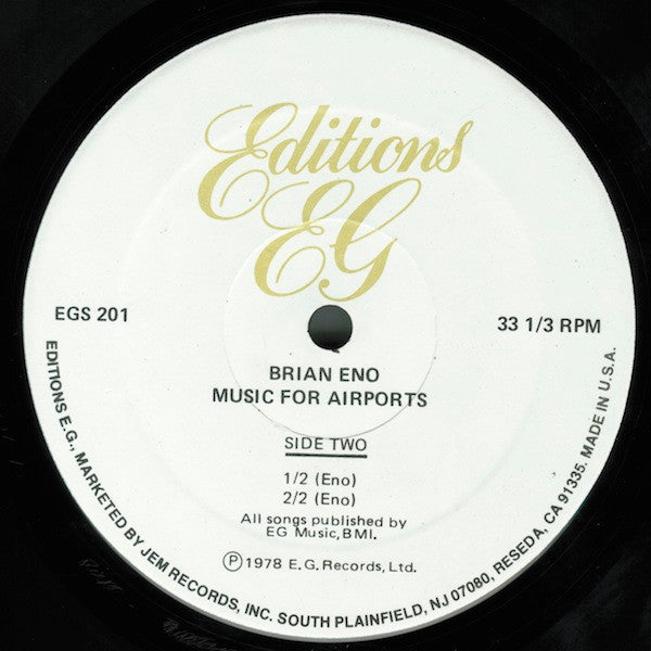 Brian Eno - Ambient 1 (Music For Airports) (Vinyl, LP, Album, Reissue) Near Mint (NM or M-) / Near Mint (NM or M-)
