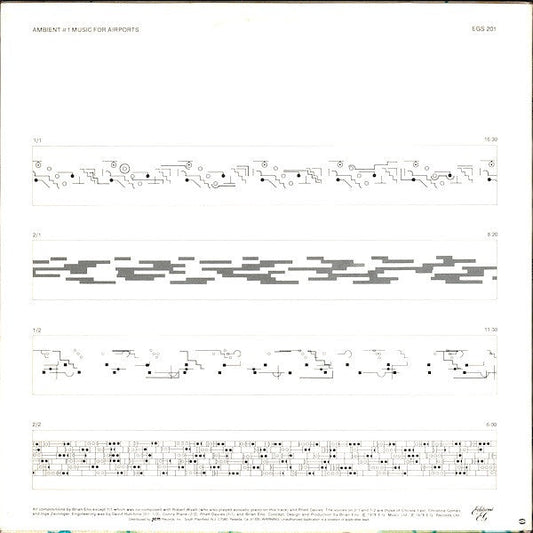Brian Eno - Ambient 1 (Music For Airports) (Vinyl, LP, Album, Reissue) Near Mint (NM or M-) / Near Mint (NM or M-)