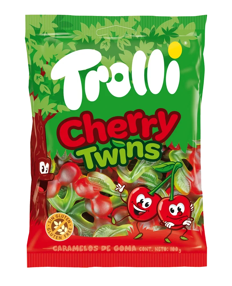 Trolli Cherry Twins 100g / トローリ チェリーツイン