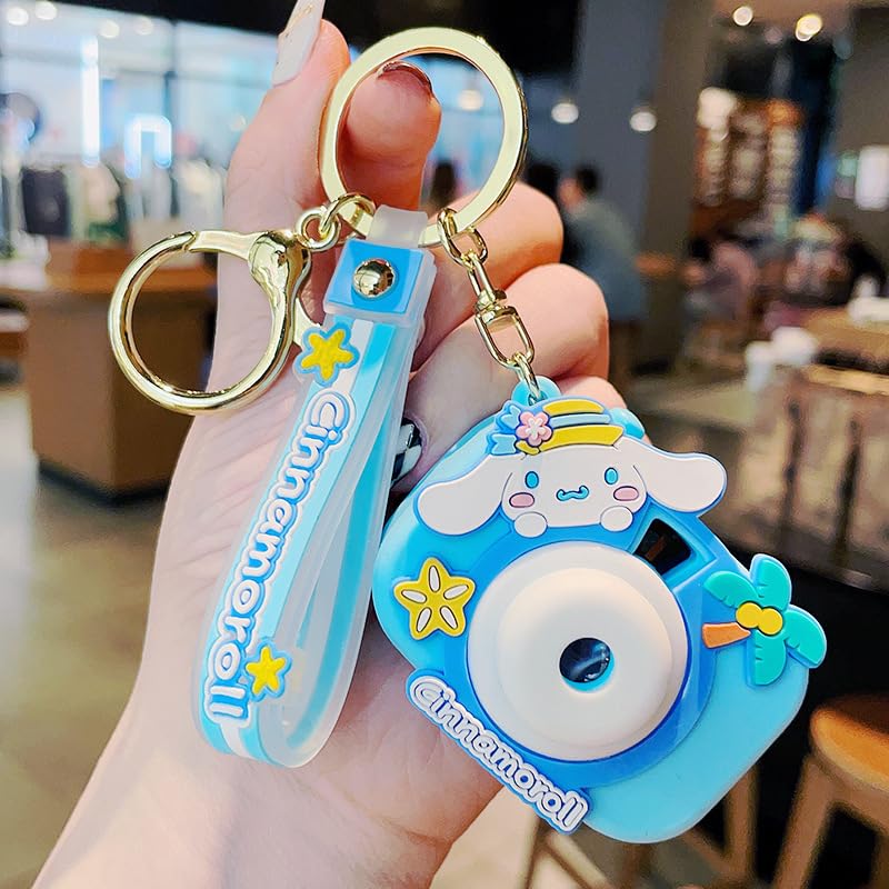 Sanrio Camera 3D Keyring Gold Ring / サンリオカメラ3Dキーリング ゴールドリング