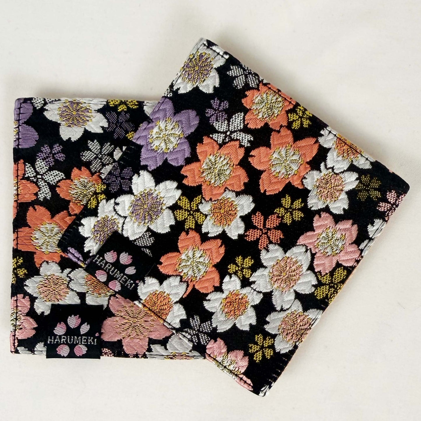 Set of 2 seasonal drop coasters