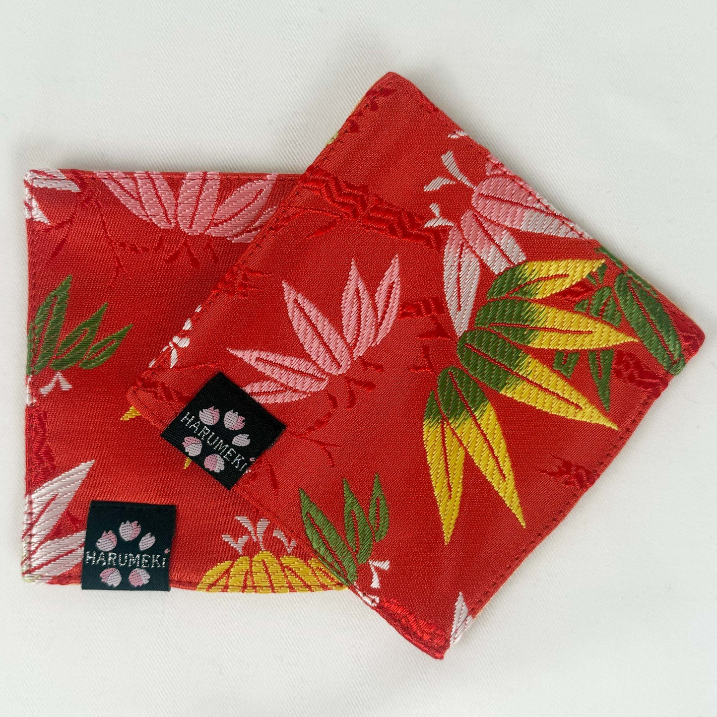 Set of 2 seasonal drop coasters
