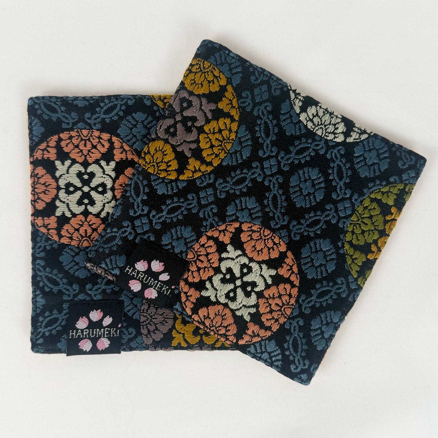 Set of 2 seasonal drop coasters