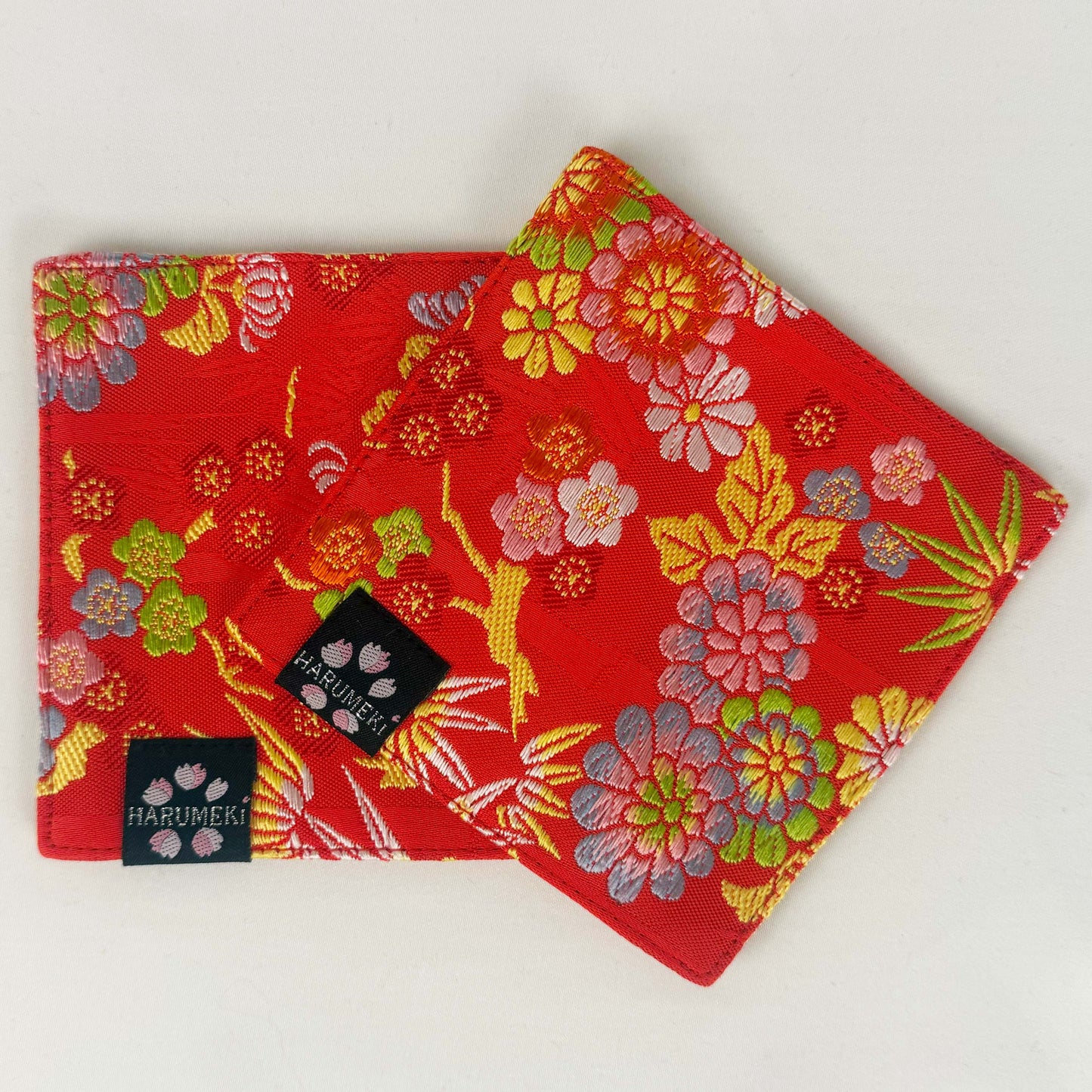 Set of 2 seasonal drop coasters
