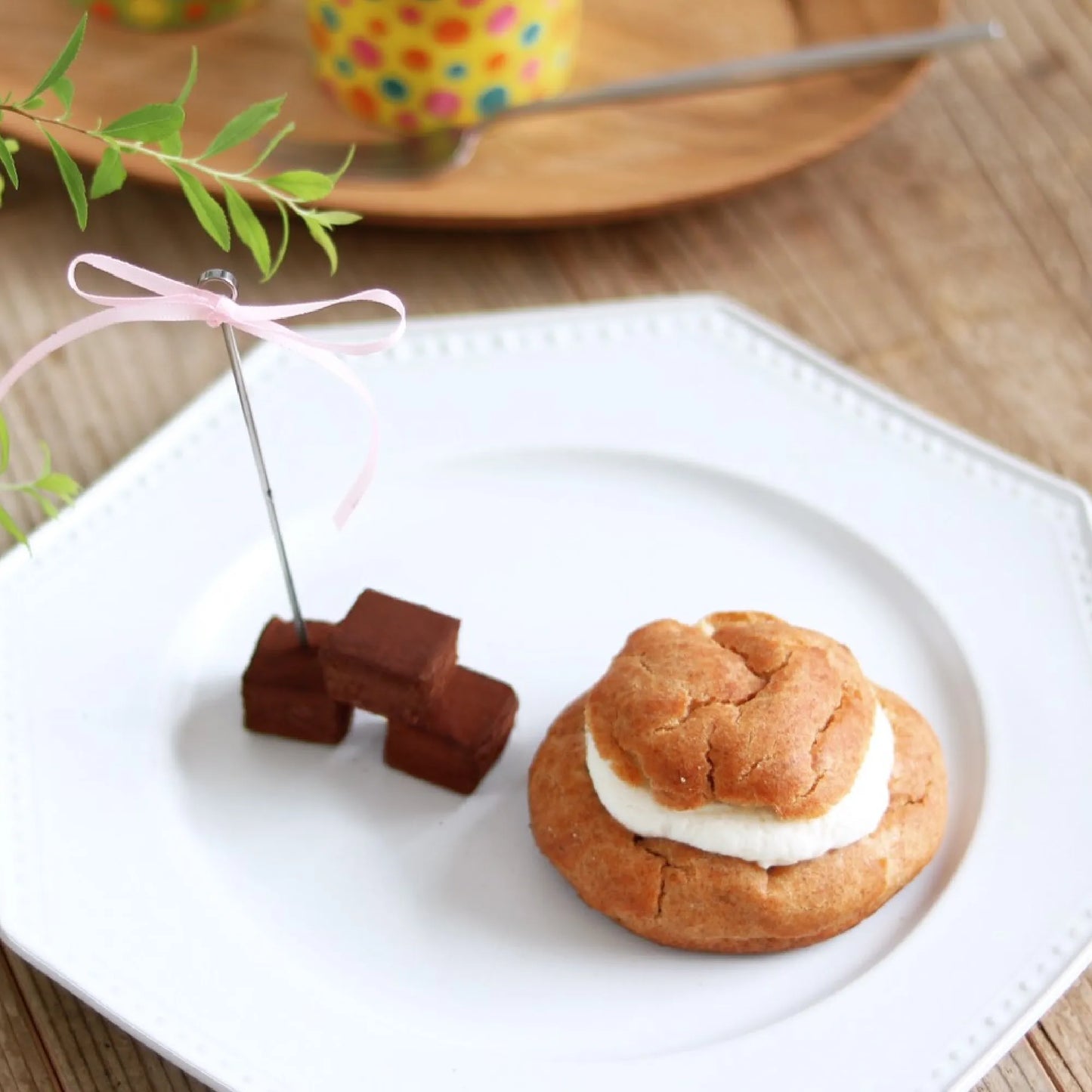 Fusubon cream puffs: 3.6g of carbohydrates