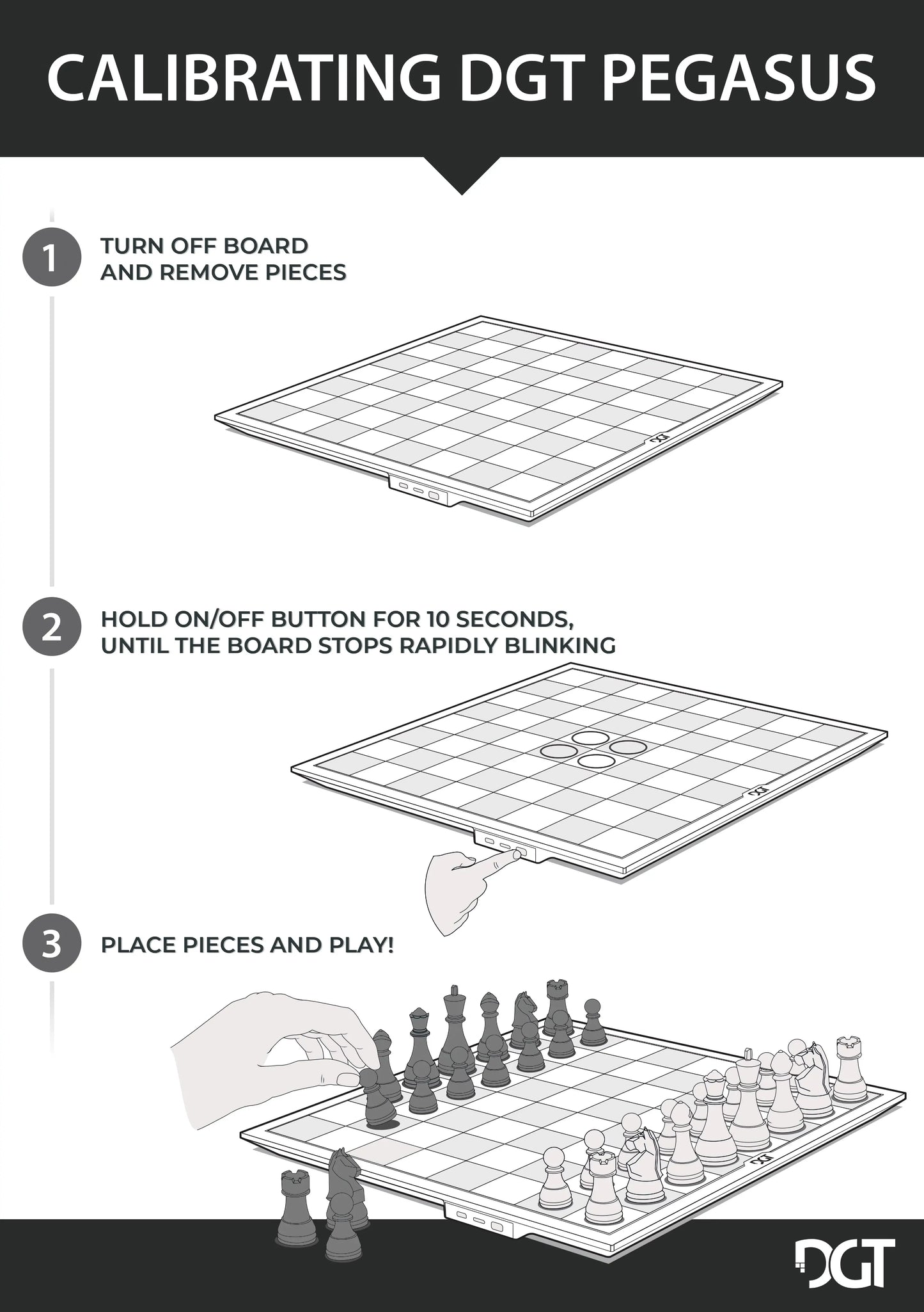 DGT Pegasus Electronic Chess Set [Online Compatible]