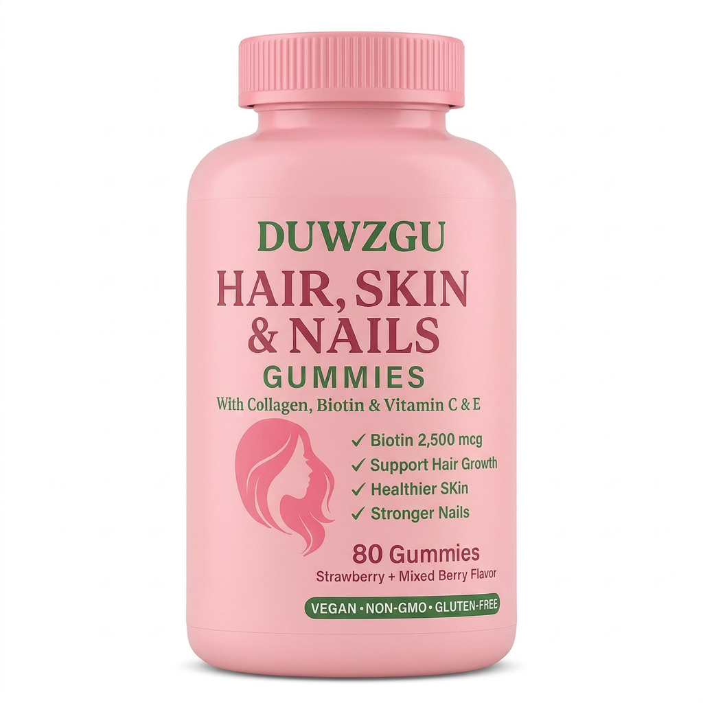 Hair Nail Jelly | 80 Gummies for Stronger Hair & Nails, 40-Day Supply