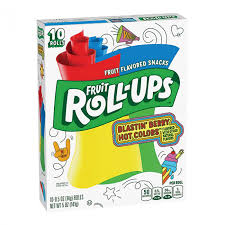 Fruit Roll Ups Blasting Berries~ Box of 10