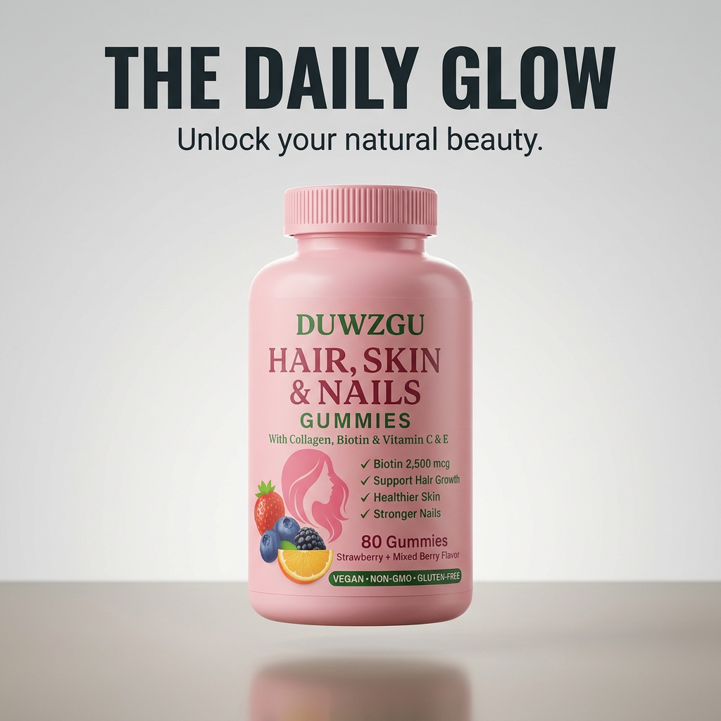 Hair Nail Jelly | 80 Gummies for Stronger Hair & Nails, 40-Day Supply