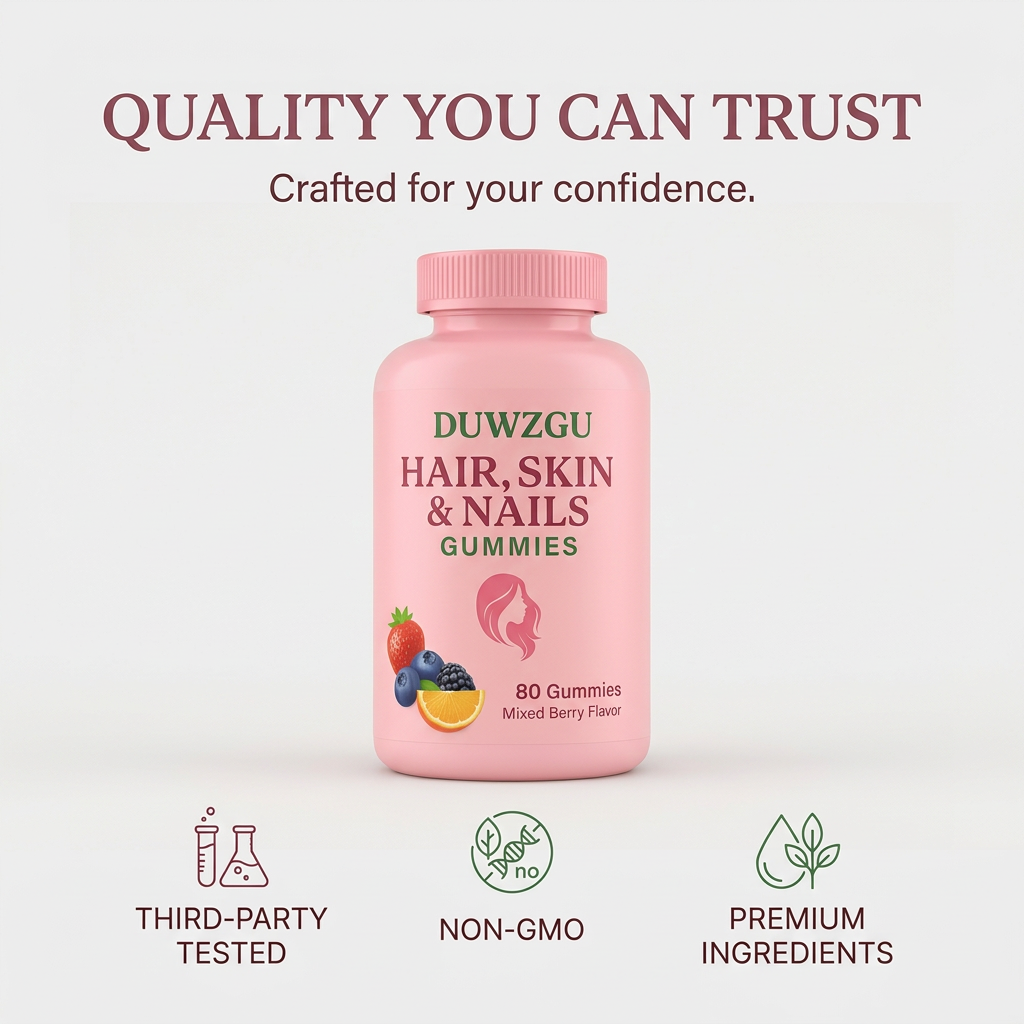 Hair Nail Jelly | 80 Gummies for Stronger Hair & Nails, 40-Day Supply