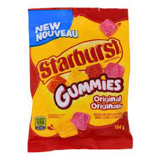 Starburst Gummies Sour - 164g pack　スターバスト　酸っぱいグミ　アメリカ