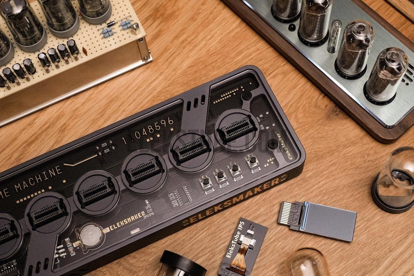 EleksMaker EleksTube IPS PRO — CNC Aluminum 6-Bit Nixie Tube Clock