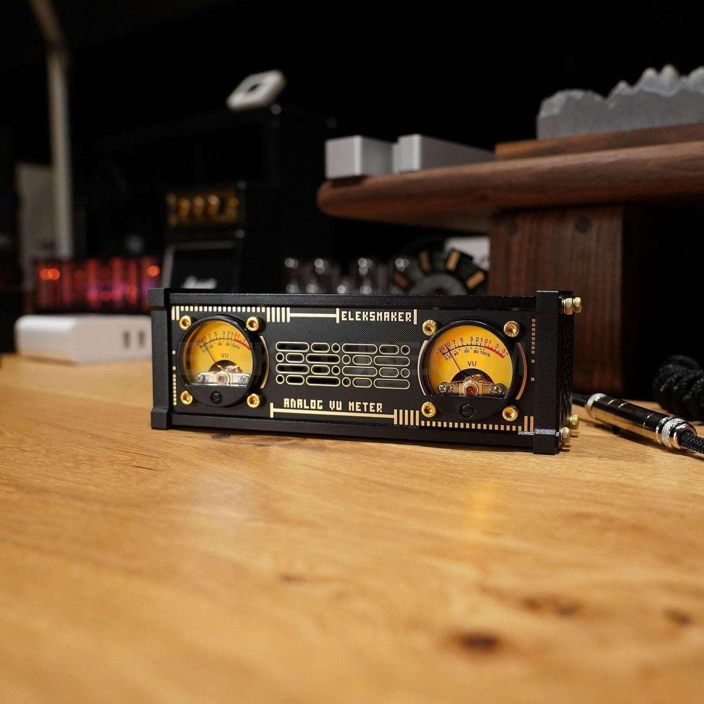 EleksMaker EleksVU2 2023 — Retro Analog VU Meter with RGB Ambient Light