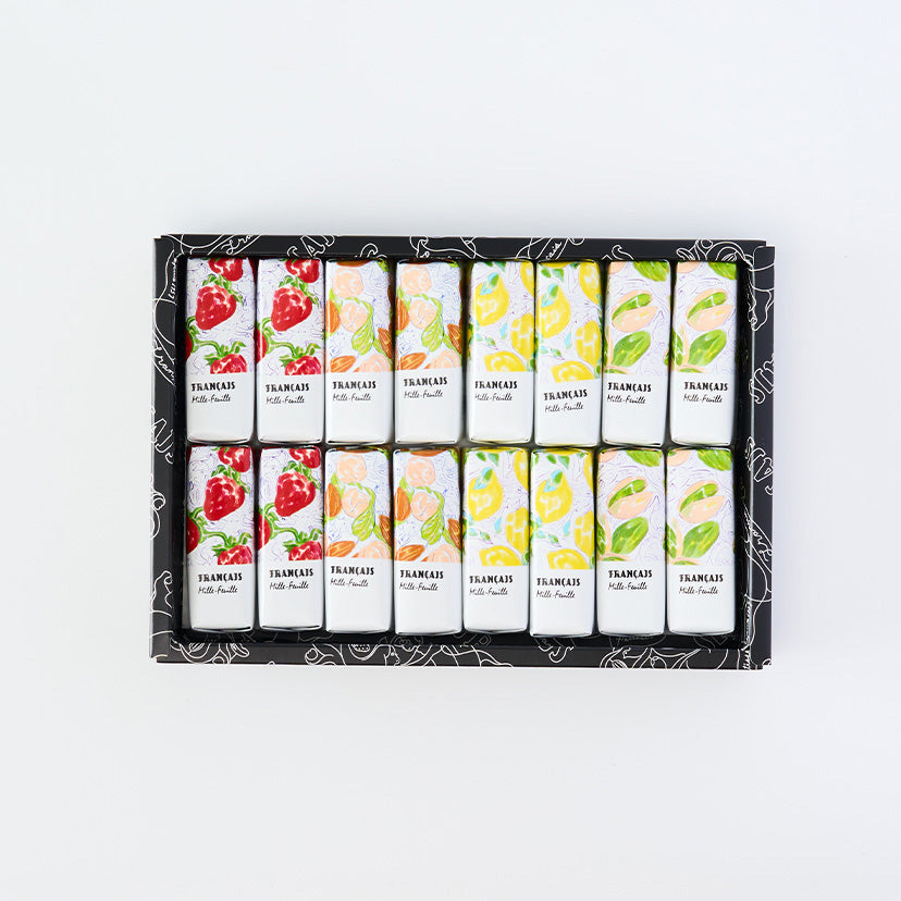 Francais Sogo Water Fruit Thousand Layered Box, 16 pieces (included gift box)