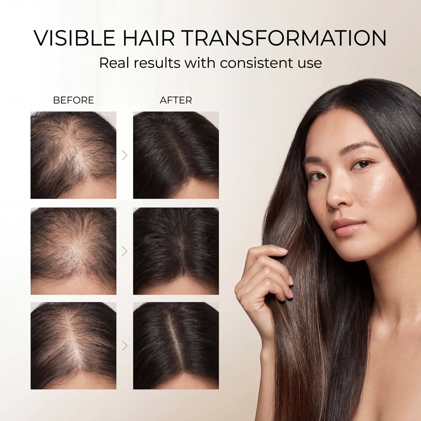 Biotin Hair Growth Spray - Strengthening Formula with Castor Oil, Ginseng & Ginger Root Extract (30ml)