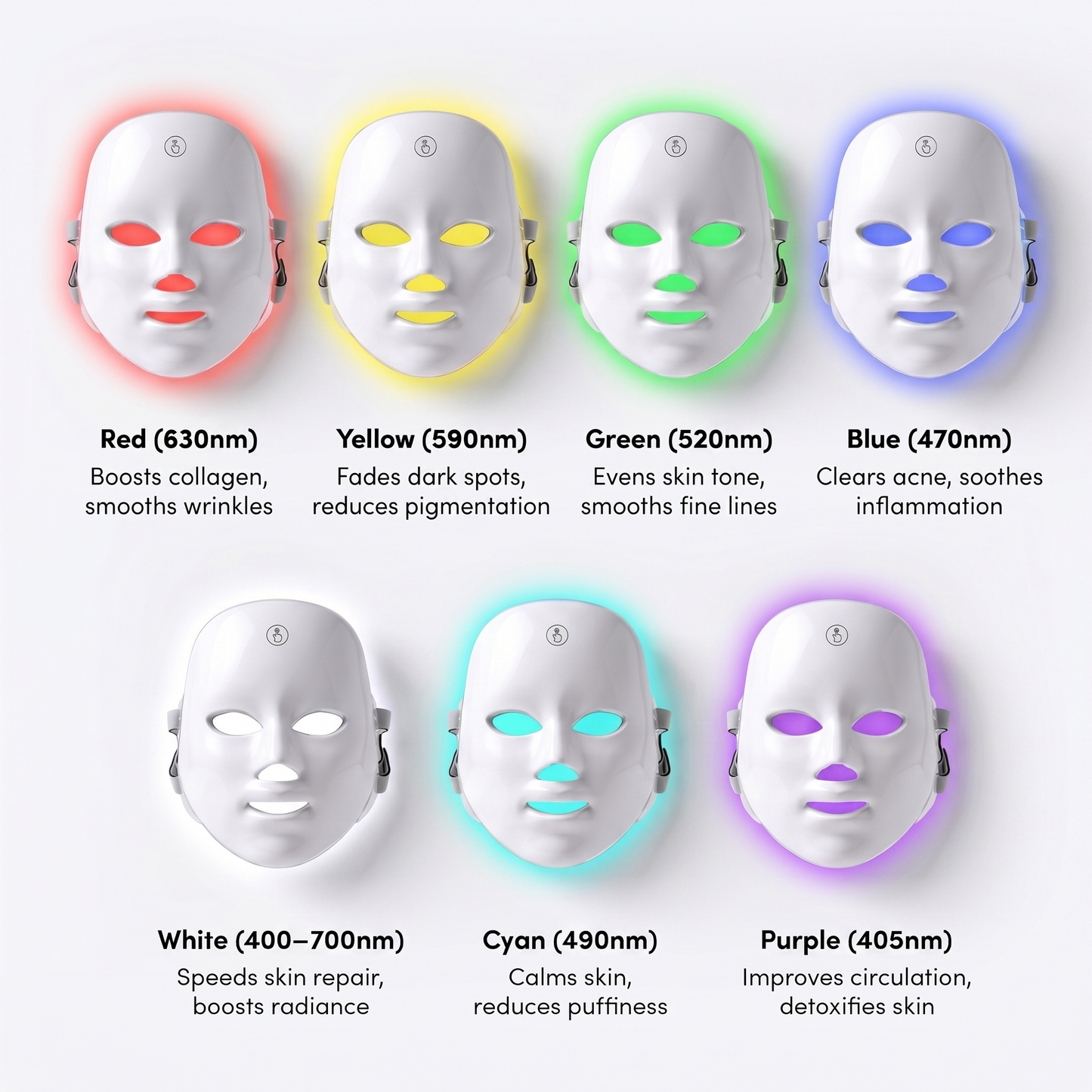 LED Red Light Nano Mask Facial Beauty Device 2.0