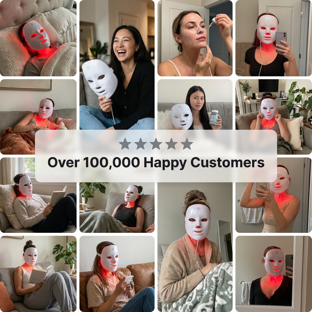 LED Red Light Nano Mask Facial Beauty Device 2.0