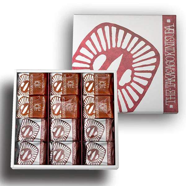 Hon Takasagoya Thin-Skinned Takasago Gold Tsuba Chestnut 12-Piece Set