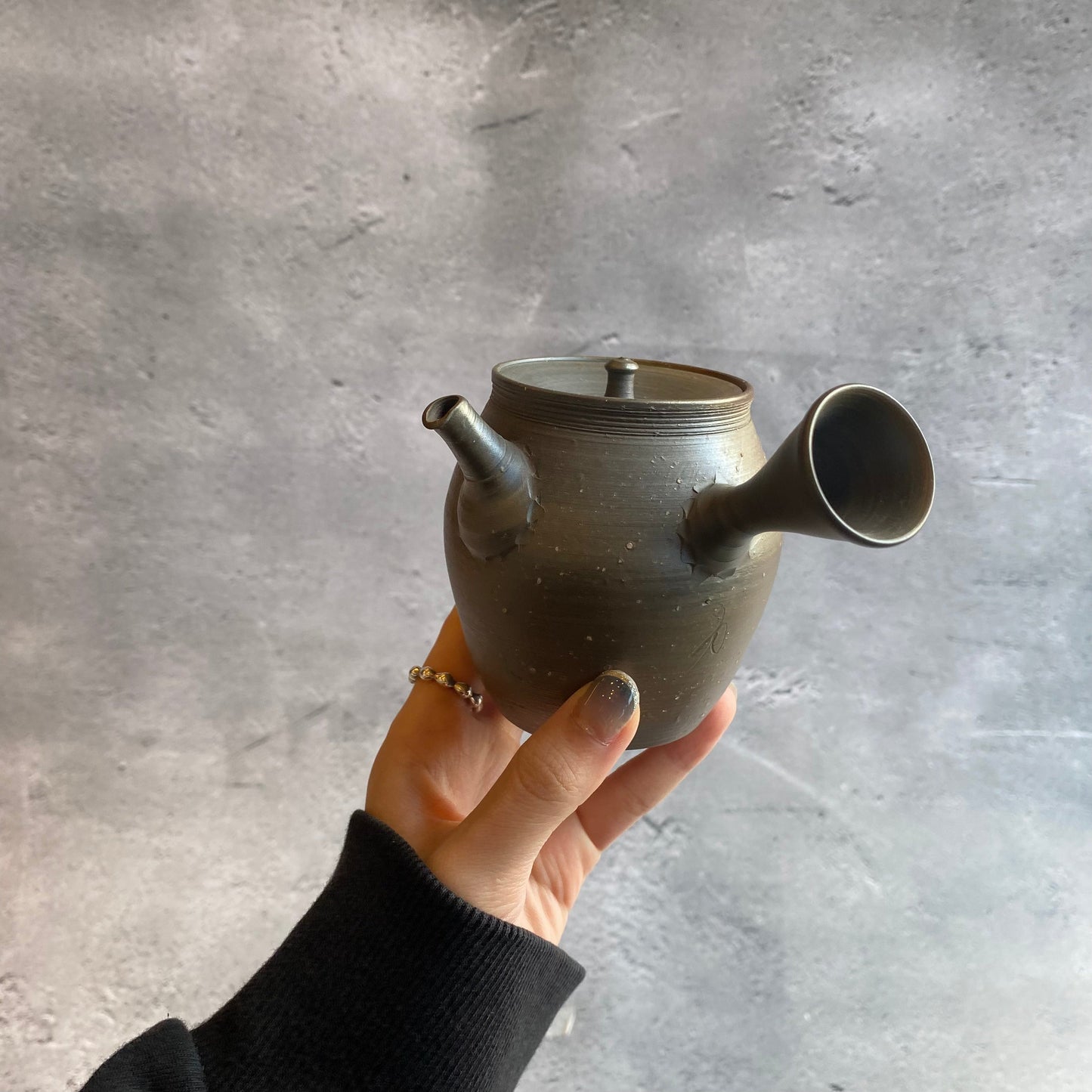 Yakishime Pear Skin Kiln-changed Teapot (260ml) [9]