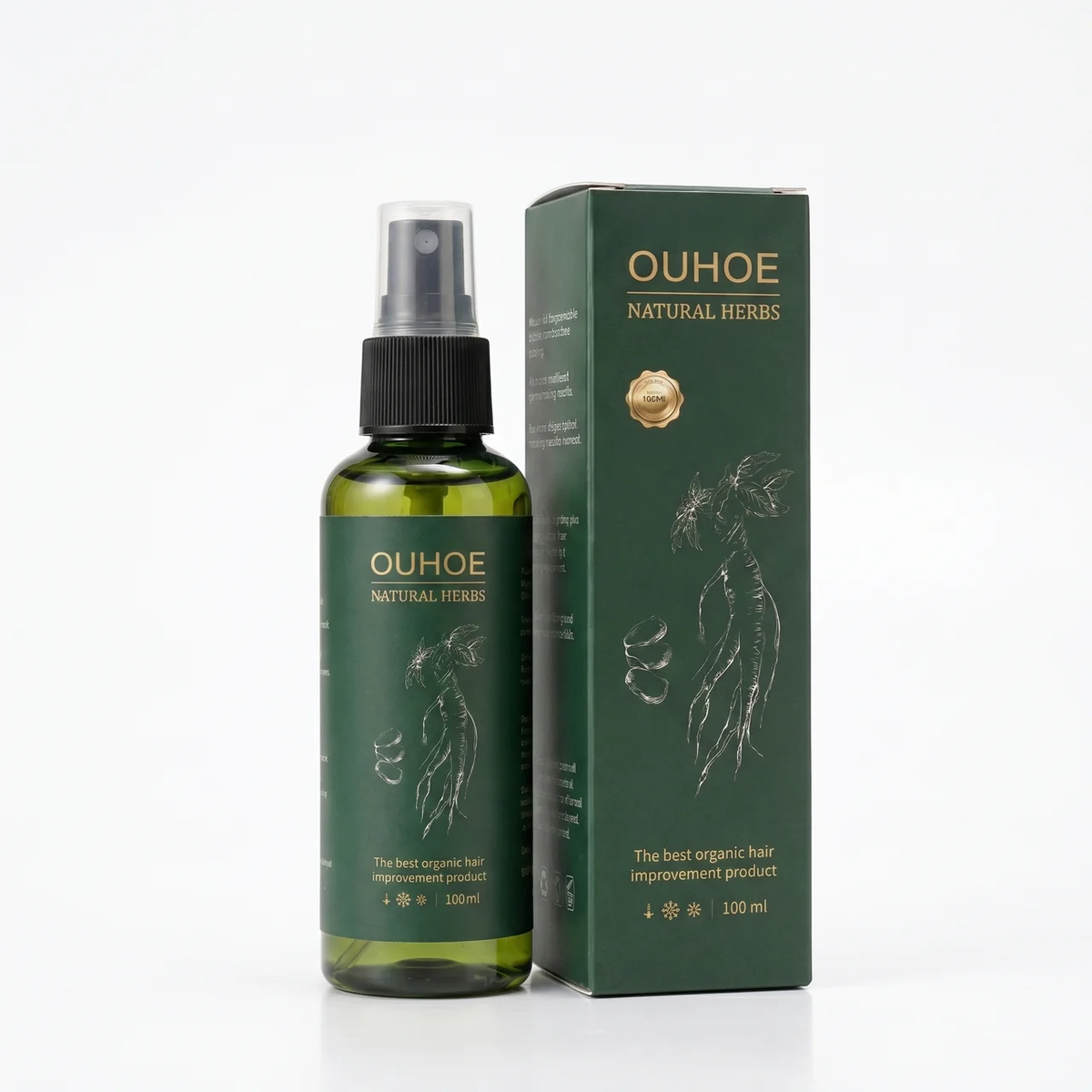 Ouhoe Ginseng Scalp-Care Oil | Biotin Scalp Conditioning | 100ml