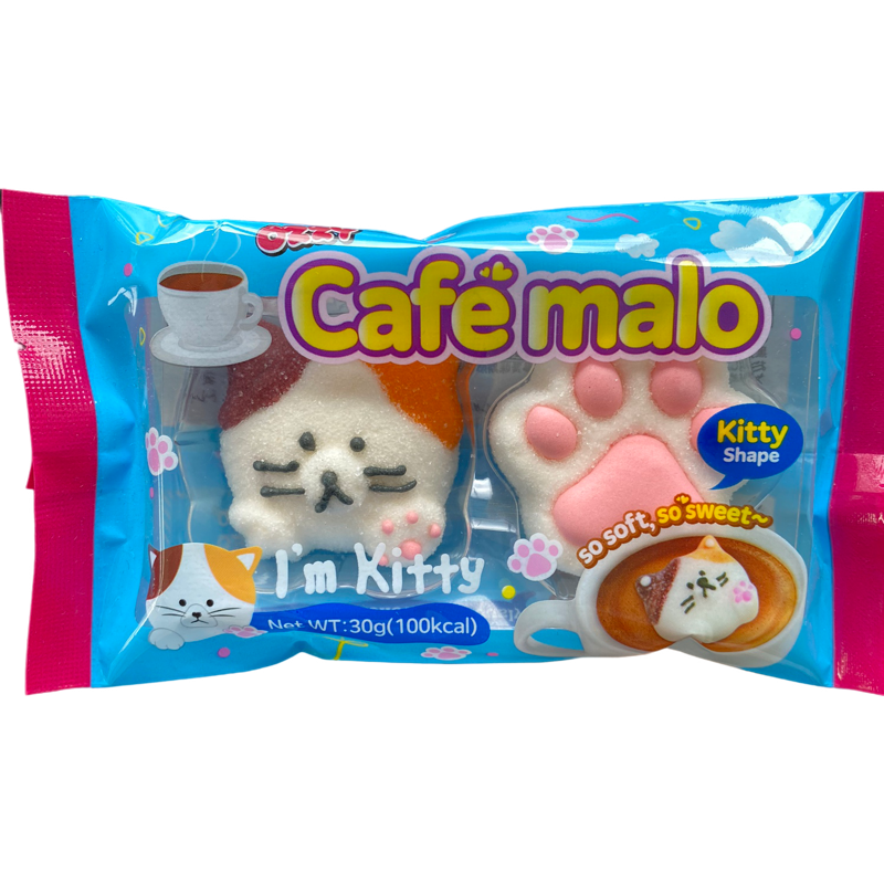 Cafe Mallow - Cute Marshmallow 　Ozzy 　カフェマロ　パピー＆キティ 　韓国発