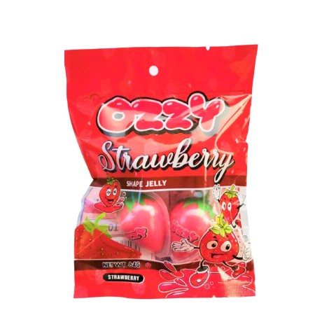 OZZY Strawberry Gummy, Pack of 4　いちごグミ　韓国
