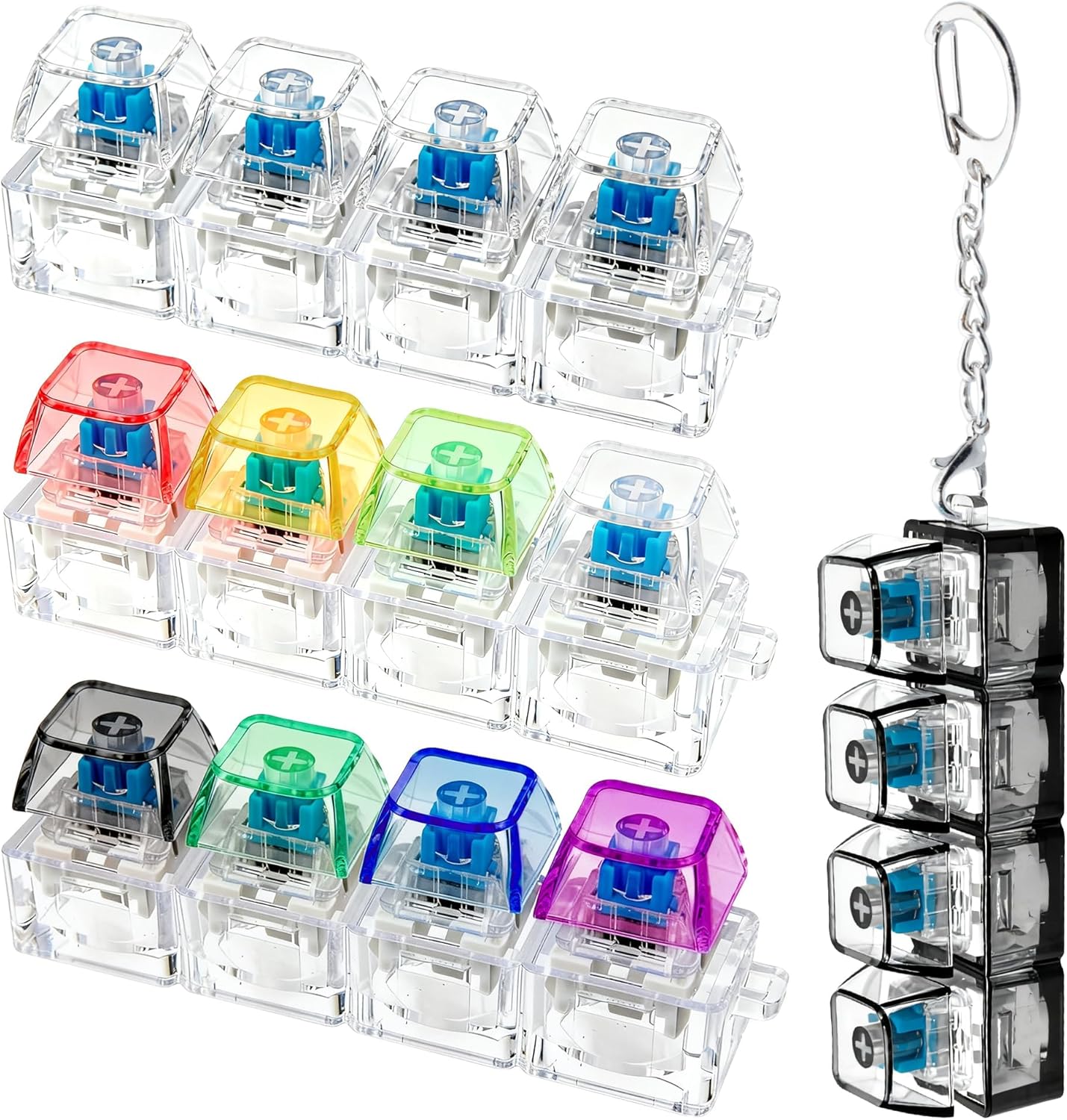 Keyboard Fidget Toy Keyring / キーボード型フィジェットトイキーホルダー