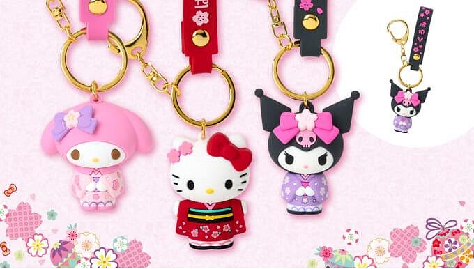 Sanrio Kimono Keyrings / サンリオ着物キーホルダー